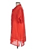 Vitamin A 100% Linen Red Short Sleeve Blouse Size M - photo 5