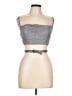 Cider Silver Sleeveless Top Size L - photo 1