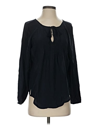 Calypso St. Barth Long Sleeve Silk Top (view 1)