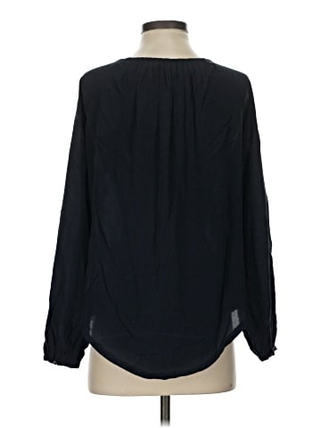 Calypso St. Barth Long Sleeve Silk Top (view 2)