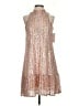 Julia Jordan Metallic Gold Cocktail Dress Size 4 - photo 1