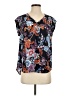 DR2 Black Short Sleeve Blouse Size S - photo 1
