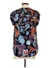 DR2 Black Short Sleeve Blouse Size S - photo 2