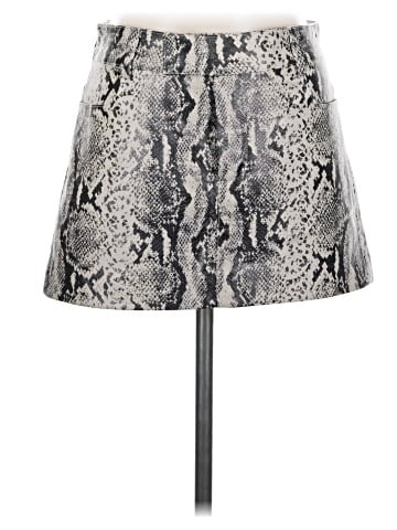 MNG Faux Leather Skirt (view 1)