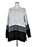 a.n.a. A New Approach Color Block Gray Pullover Sweater Size XXL - photo 1