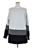 a.n.a. A New Approach Color Block Gray Pullover Sweater Size XXL - photo 2
