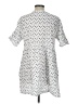 Serra 100% Cotton Polka Dots White Casual Dress Size L - photo 2