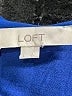 Ann Taylor LOFT 100% Polyester Blue Sleeveless Blouse Size L - photo 7