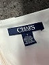 Chaps 100% Polyester Print Ivory Casual Dress Size 8 - photo 8