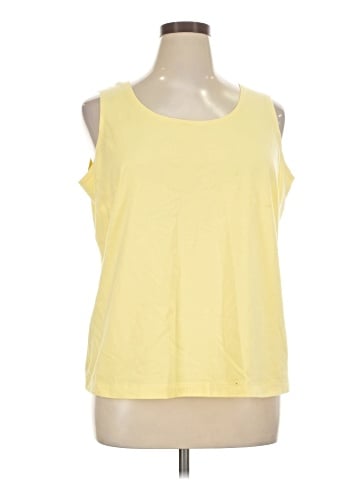 Susan Graver Sleeveless T-Shirt (view 1)