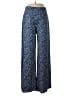 Arolina Polka Dots Blue Casual Pants Size M - photo 1