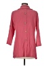 Peck & Peck Pink 3/4 Sleeve Button-Down Shirt Size M - photo 2