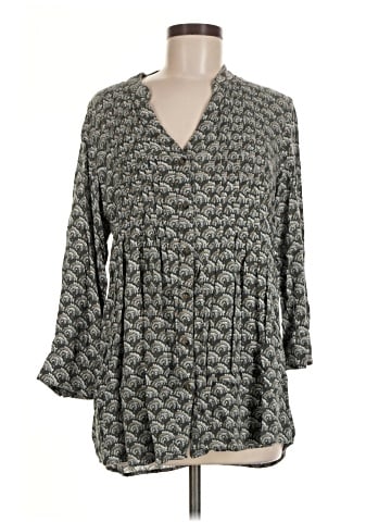 Rock Flower Paper 3/4 Sleeve Blouse (view 1)