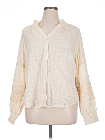 Tribal Long Sleeve Blouse (view 1)