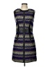 Milly 100% Wool Tweed Blue Cocktail Dress Size 10 - photo 1