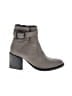 Helmut Lang 100% Leather Gray Ankle Boots Size EU 38 1/2 - photo 1