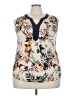 Naif Ivory Sleeveless Blouse Size 3X - photo 1