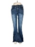 BKE Hearts Blue Jeans Size 27 waist - photo 1