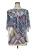 One World Silver 3/4 Sleeve Blouse Size XL - photo 1