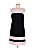 Tommy Hilfiger Color Block Black Cocktail Dress Size 6 - photo 1