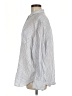 Gap 100% Linen Stripes Blue Long Sleeve Button-Down Shirt Size M (tall) - photo 5