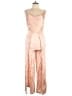 Blue B Metallic Pink Jumpsuit Size L - photo 1