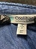 Coolibar 100% Lyocell Blue 3/4 Sleeve Button-Down Shirt Size M - photo 7