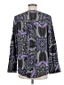 D&Co. Paisley Purple Long Sleeve Blouse Size M - photo 2