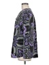 D&Co. Paisley Purple Long Sleeve Blouse Size M - photo 5