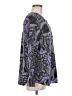 D&Co. Paisley Purple Long Sleeve Blouse Size M - photo 4