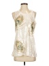 Etcetera 100% Polyester Ivory Sleeveless Blouse Size 4 - photo 1