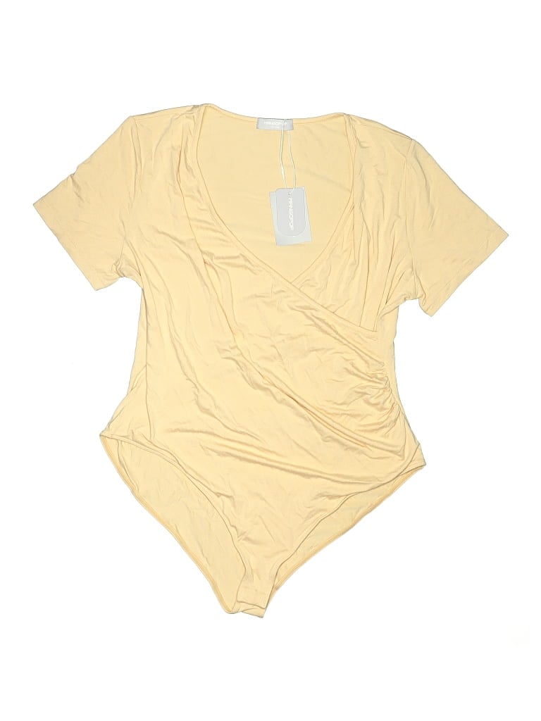 Mangopop Collection Bodysuit In Yellow