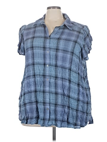 Jane and Delancey Sleeveless Button-Down Shirt (view 1)