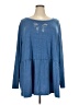 BLOOMCHIC Blue Long Sleeve T-Shirt Size 30 - photo 1