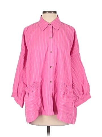 Free People 3/4 Sleeve Button-Down Shirt (view 1)