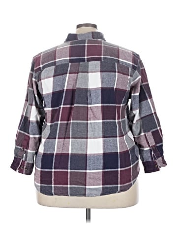 Krazy Kat 3/4 Sleeve Button-Down Shirt (view 2)