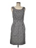 Robbie Bee 100% Polyester Chevron-herringbone Gray Casual Dress Size 6 - photo 1