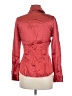 Bebe Burgundy Long Sleeve Silk Top Size M - photo 2