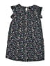 Tea 100% Cotton Floral Black Dress Size 8 - photo 1