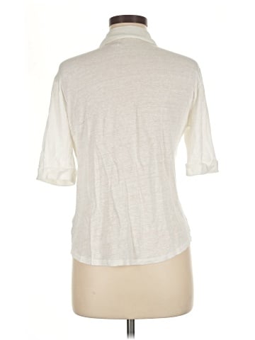 Majestic Filatures 3/4 Sleeve Button-Down Shirt (view 2)