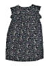 Tea 100% Cotton Floral Black Dress Size 8 - photo 2