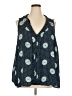 ModCloth 100% Polyester Teal Sleeveless Blouse Size 4X - photo 1