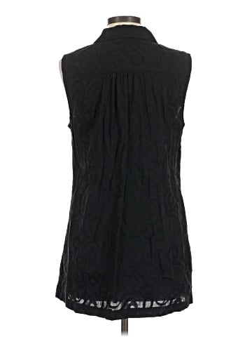 Dennis by Dennis Basso Sleeveless Button-Down Shirt (view 2)