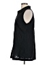 Dennis by Dennis Basso Black Sleeveless Button-Down Shirt Size 12 - photo 5