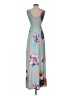 Entro Floral Gray Casual Dress Size XXS (estimated) - photo 2