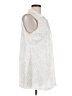 Dennis by Dennis Basso Ivory Sleeveless Button-Down Shirt Size 12 - photo 4