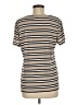 Calvin Klein Stripes Tan Short Sleeve Top Size M - photo 2