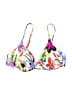 Xhilaration Print White Swimsuit Top Size L - photo 1