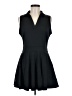 Unbranded 100% Cotton Solid Black Cocktail Dress Size M - photo 1