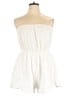Fashion Nova 100% Cotton Solid Ivory Romper Size 2X - photo 1
